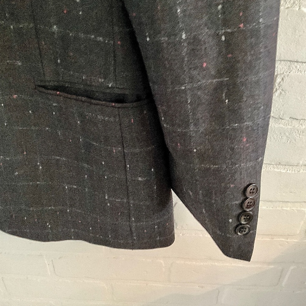 Vintage Biella Italian Wool Blazer Quiet Luxury 40R Julien Poulin - Picture 5 of 11